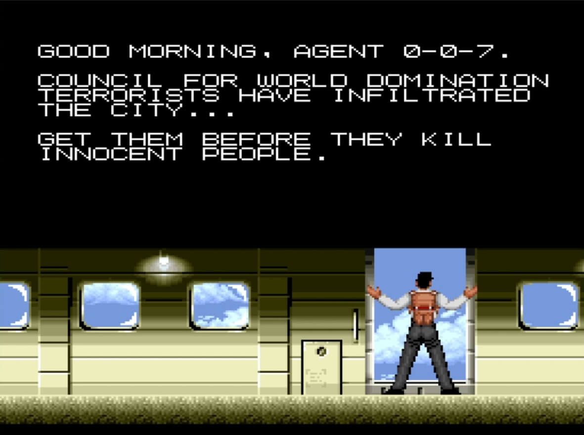 Secret Agent - геймплей игры Arcade